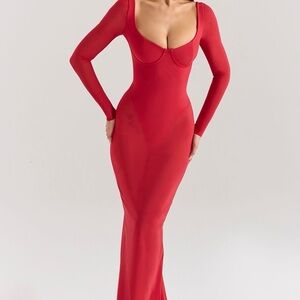 House of CB Scarlet Long Sleeve Dress